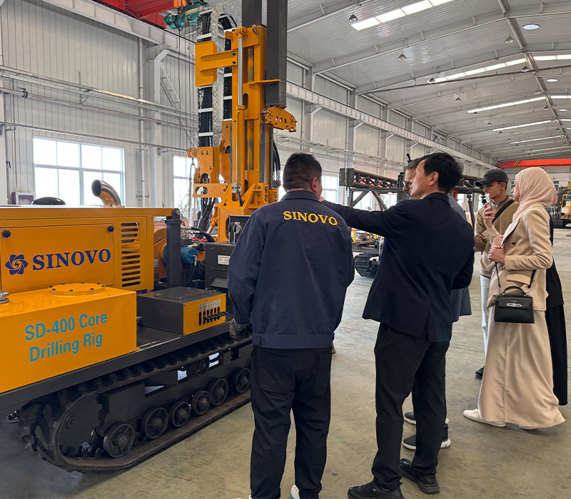 Client from North Afirca visit Sinovo