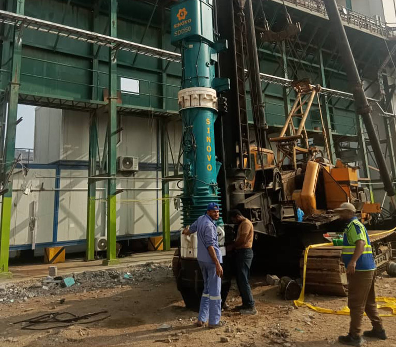 Sinovo Diesel hammer in Yemen